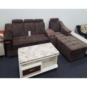 Black Colour 2 Set Sofa